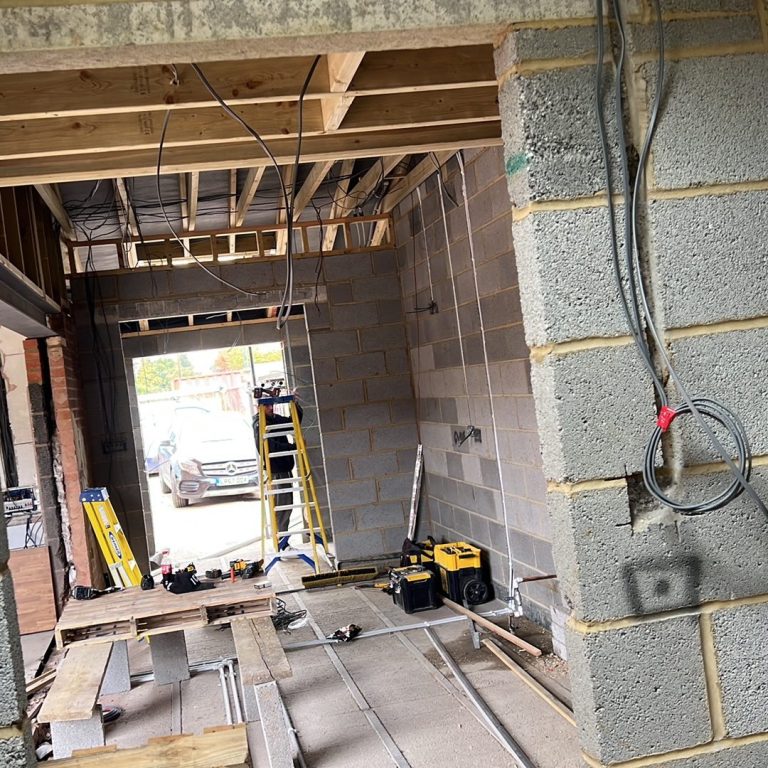 Electrician Working Safely